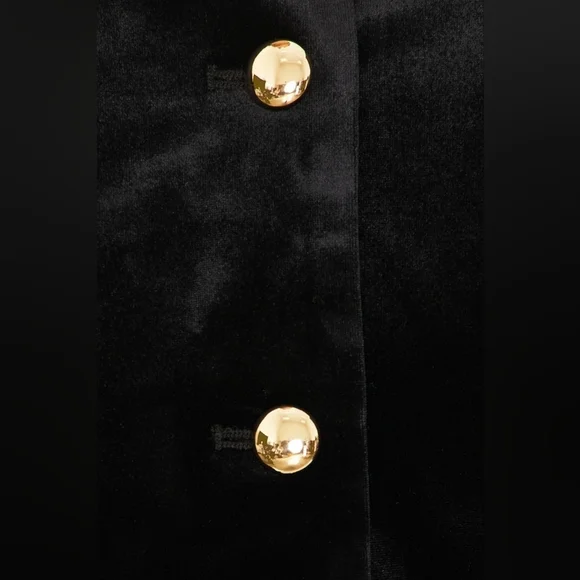 NEW RARE Amanda Uprichard Justine Black Velvet Bodice & Chiffon Mini Dress Sz XS - Picture 4 of 9